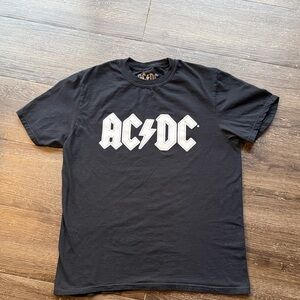 AC/DC Black and White Logo T-Shirt